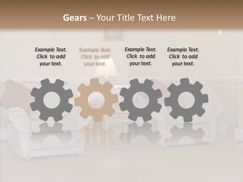 Chair Estate Picture PowerPoint Template