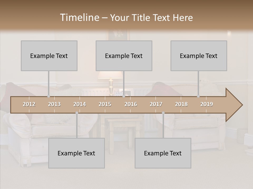 Chair Estate Picture PowerPoint Template