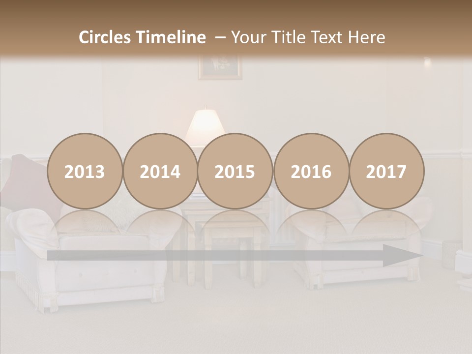 Chair Estate Picture PowerPoint Template