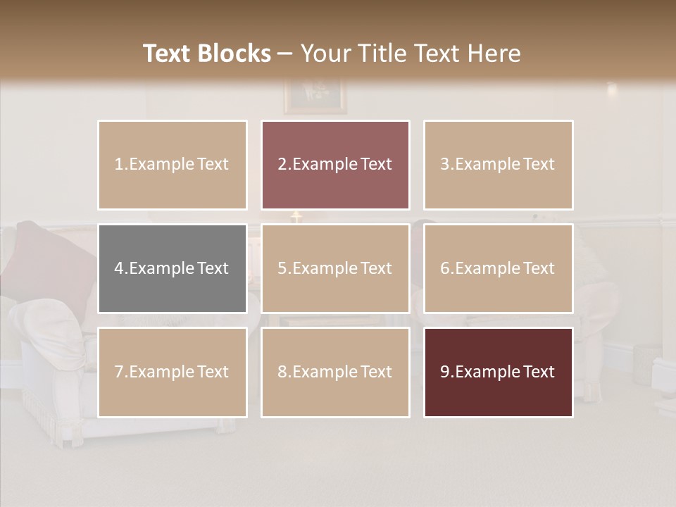 Chair Estate Picture PowerPoint Template