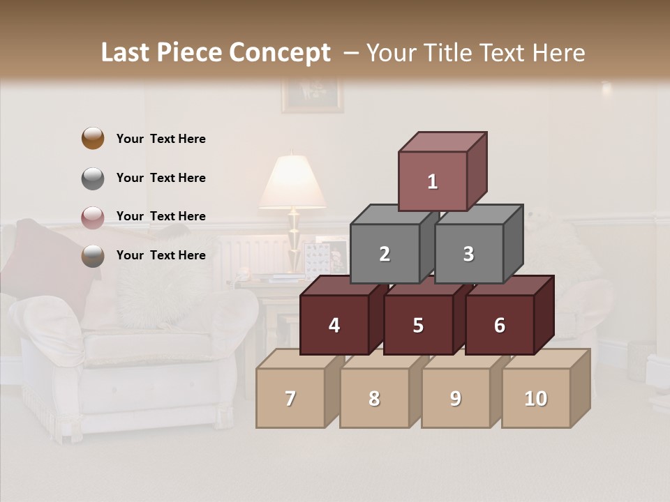 Chair Estate Picture PowerPoint Template