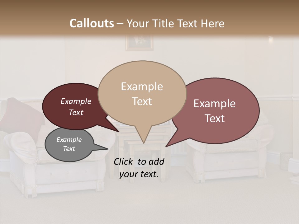 Chair Estate Picture PowerPoint Template