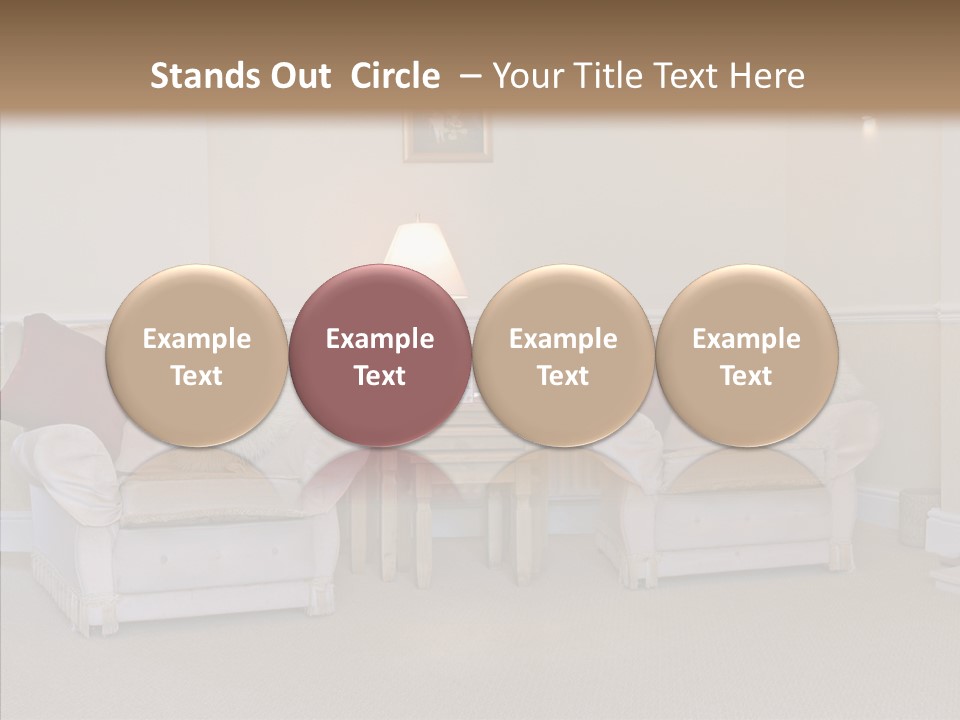 Chair Estate Picture PowerPoint Template