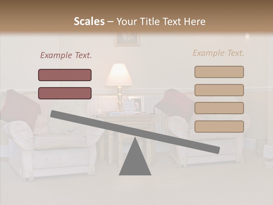 Chair Estate Picture PowerPoint Template