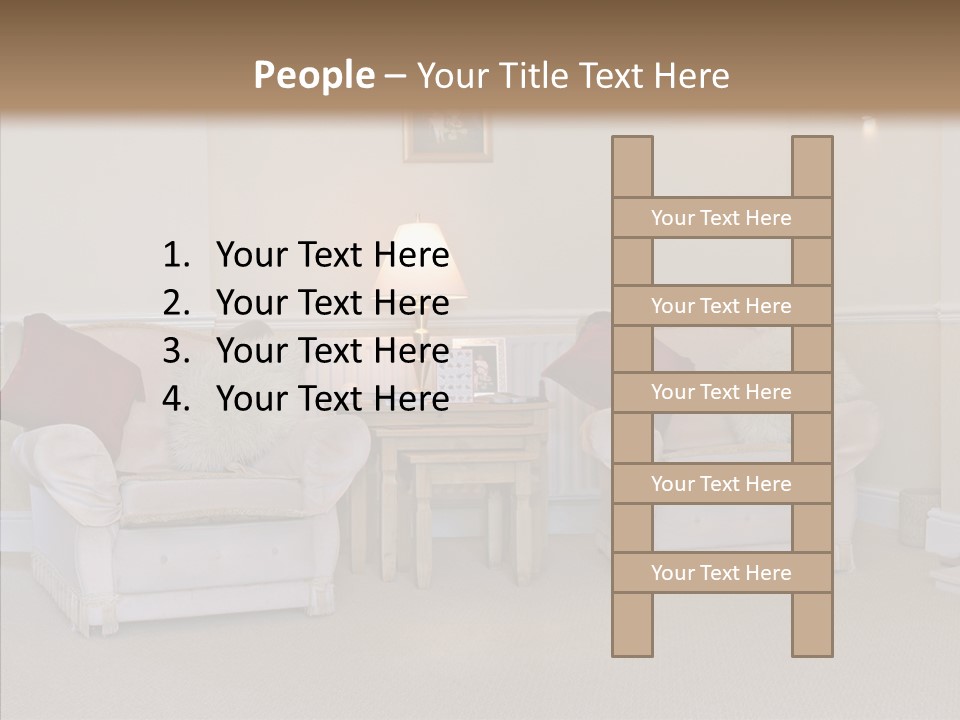 Chair Estate Picture PowerPoint Template