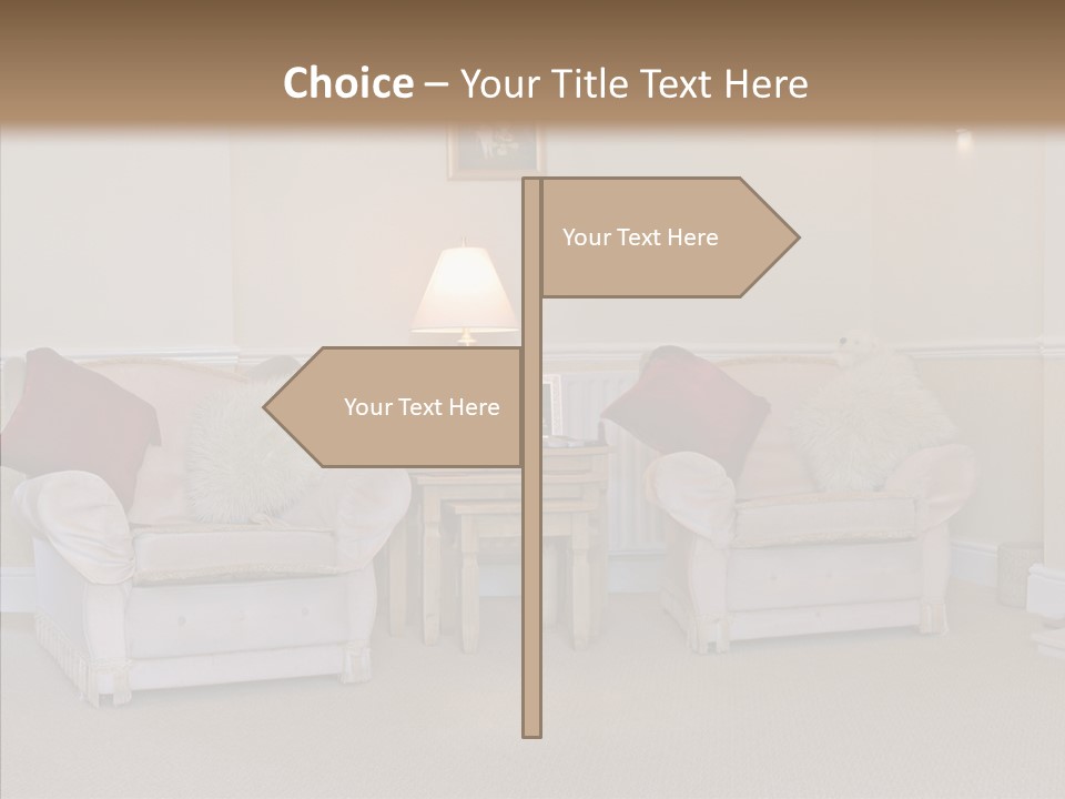 Chair Estate Picture PowerPoint Template