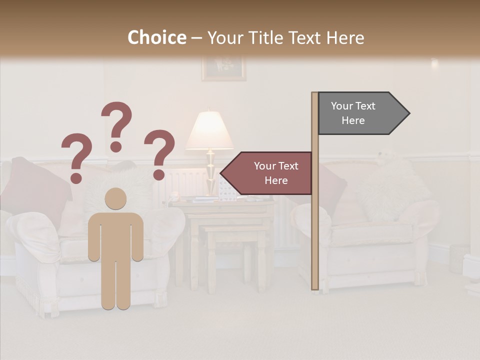 Chair Estate Picture PowerPoint Template