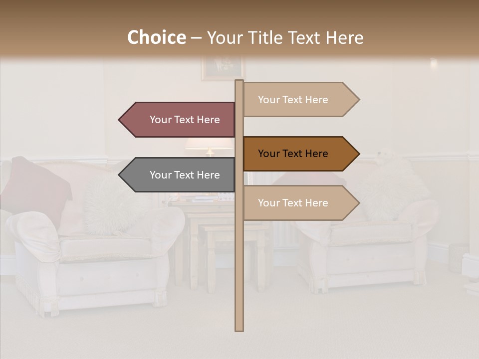 Chair Estate Picture PowerPoint Template