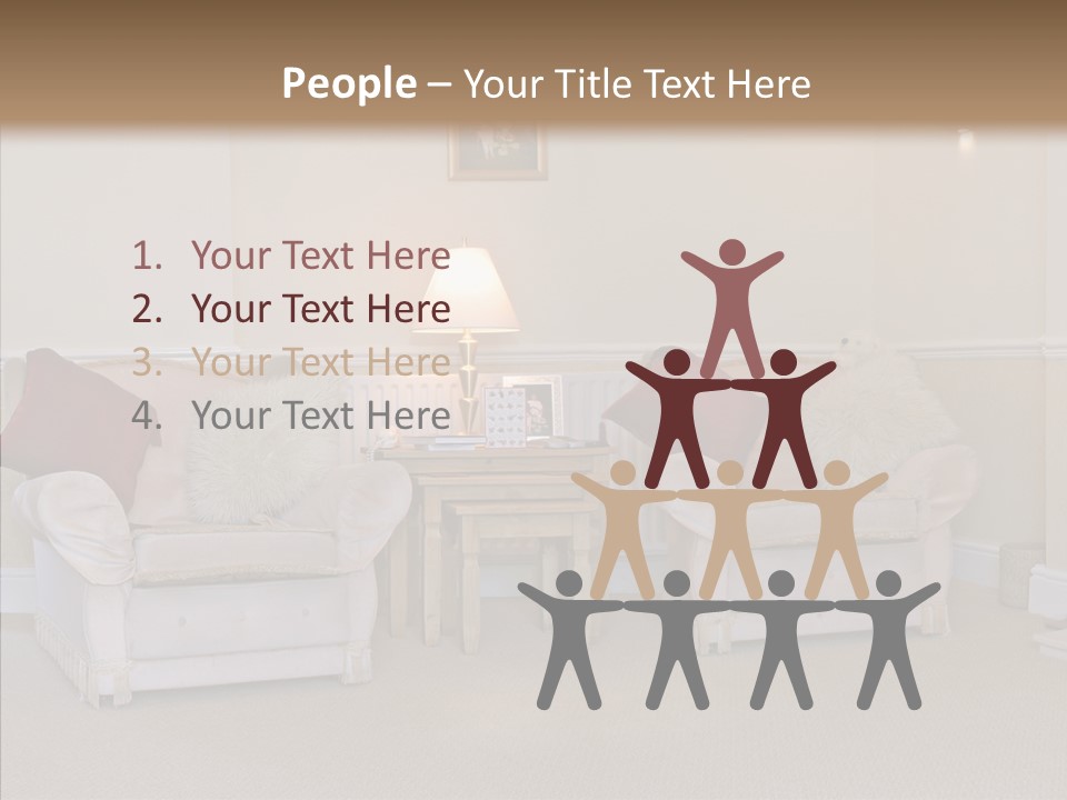 Chair Estate Picture PowerPoint Template