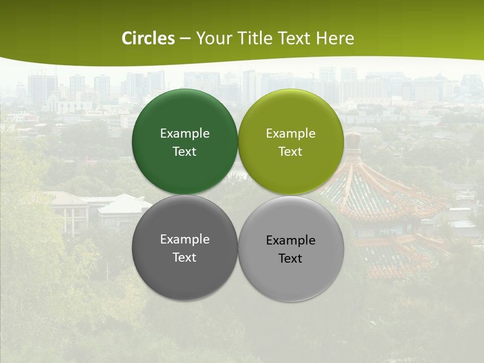 Communist Skyline View PowerPoint Template