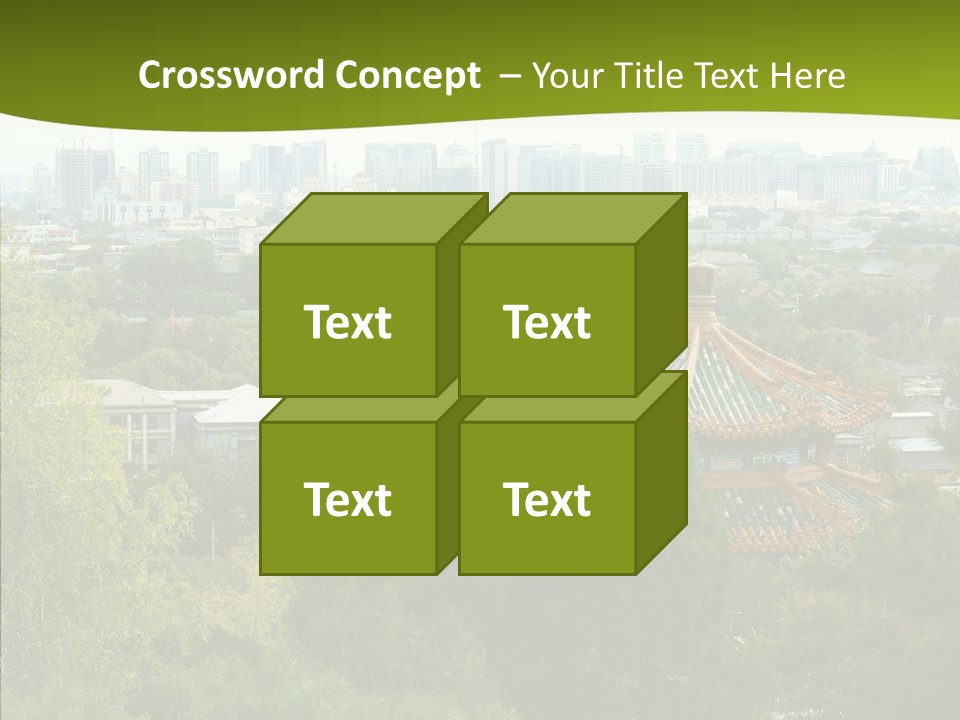 Communist Skyline View PowerPoint Template