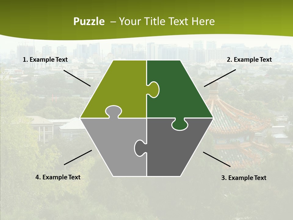 Communist Skyline View PowerPoint Template