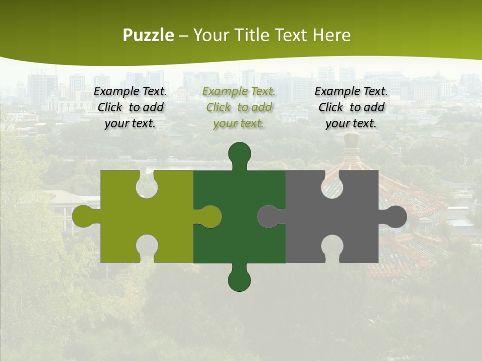 Communist Skyline View PowerPoint Template