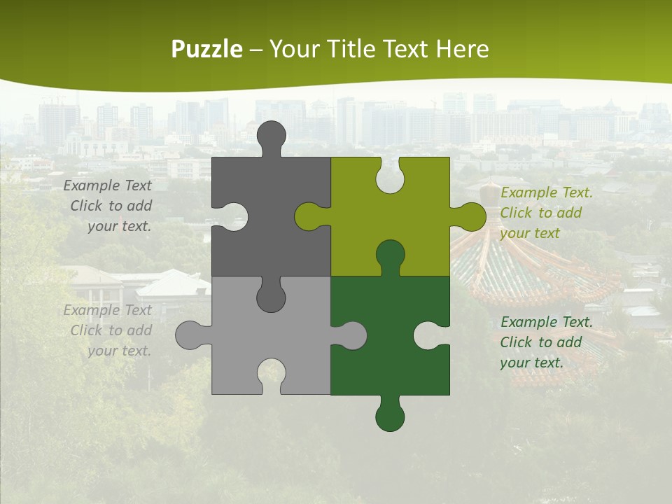 Communist Skyline View PowerPoint Template