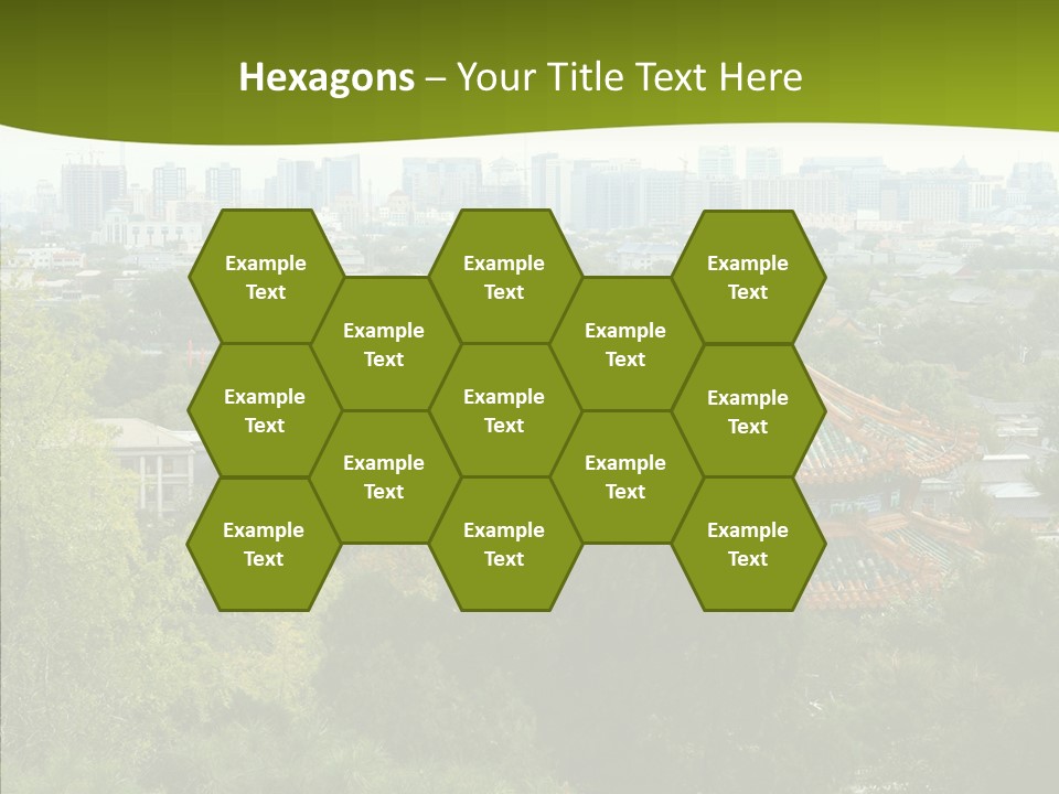 Communist Skyline View PowerPoint Template