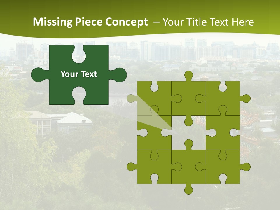 Communist Skyline View PowerPoint Template