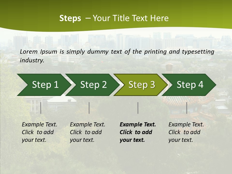 Communist Skyline View PowerPoint Template