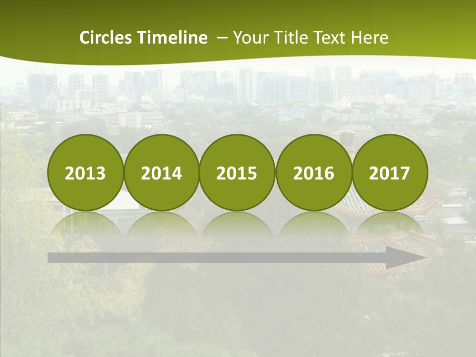 Communist Skyline View PowerPoint Template