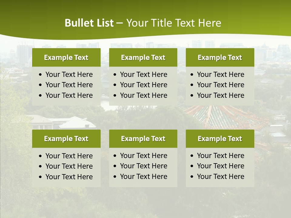 Communist Skyline View PowerPoint Template