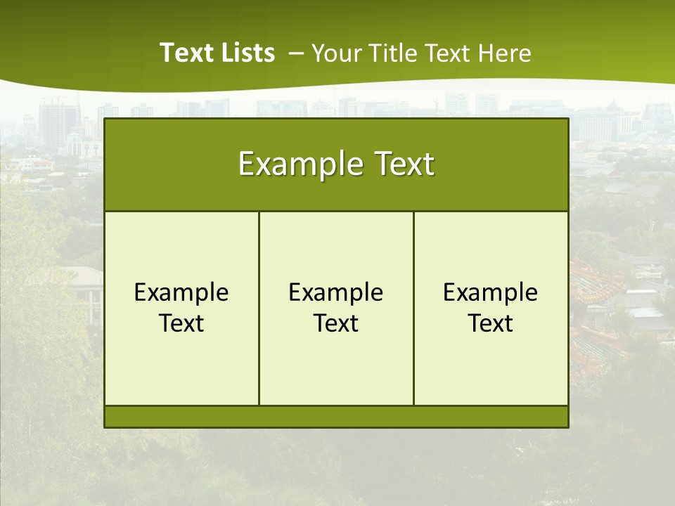 Communist Skyline View PowerPoint Template
