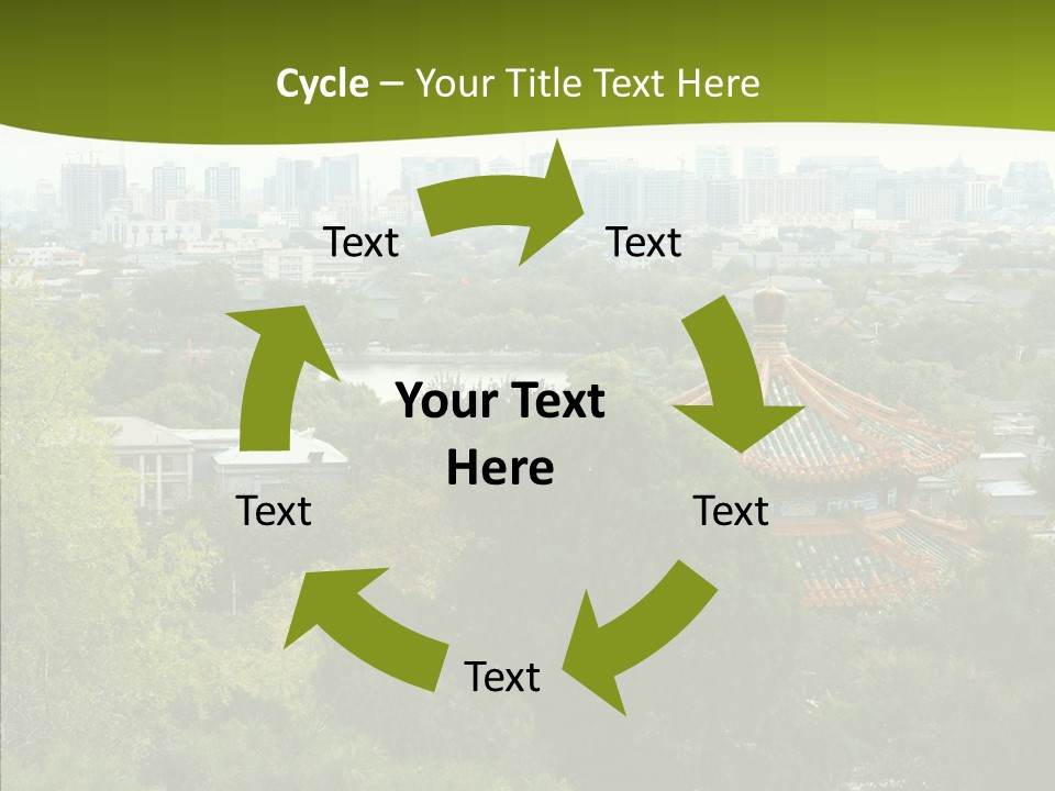 Communist Skyline View PowerPoint Template