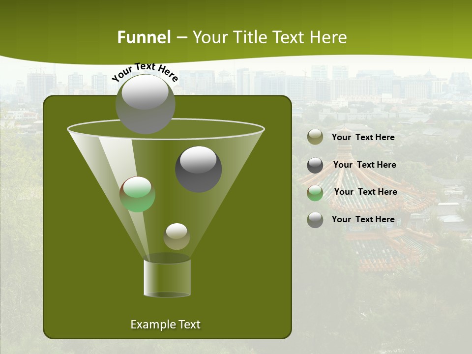 Communist Skyline View PowerPoint Template