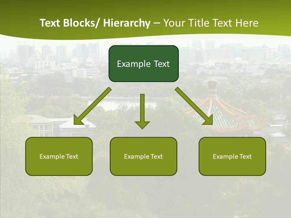 Communist Skyline View PowerPoint Template