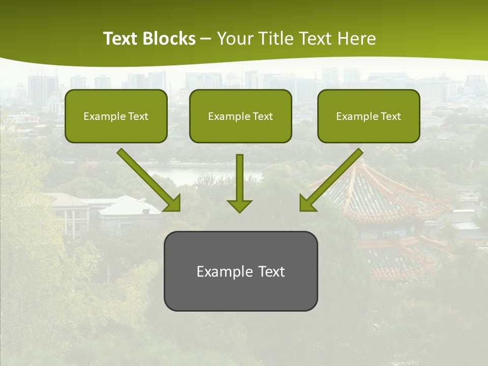 Communist Skyline View PowerPoint Template