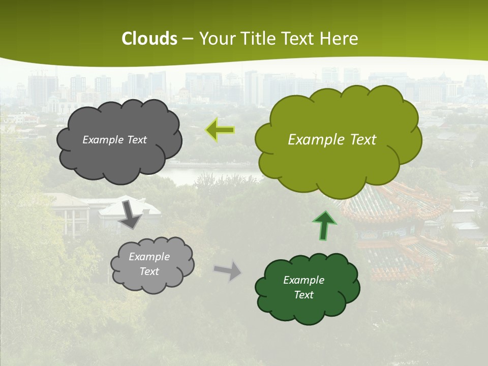 Communist Skyline View PowerPoint Template