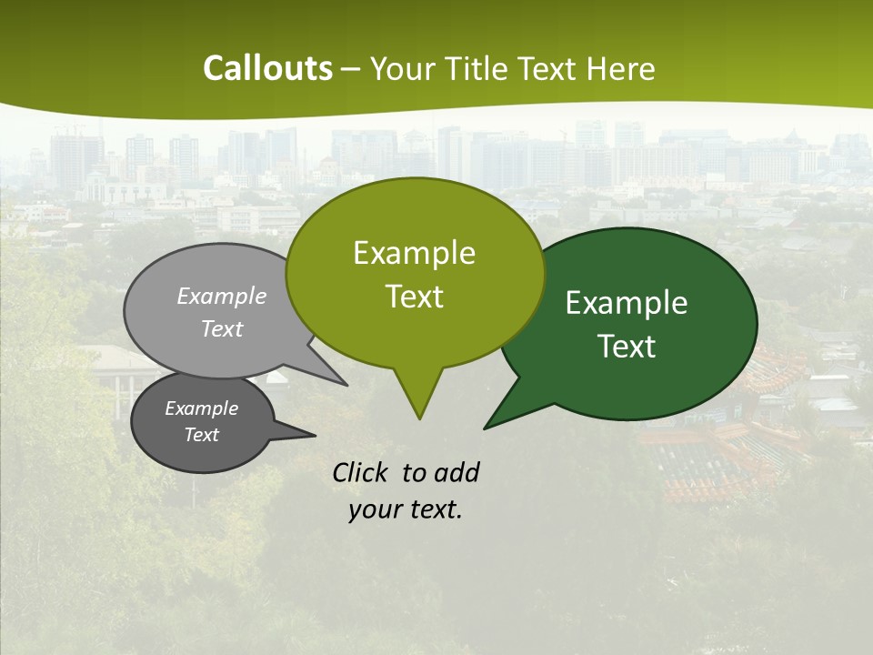 Communist Skyline View PowerPoint Template