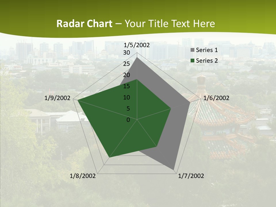 Communist Skyline View PowerPoint Template