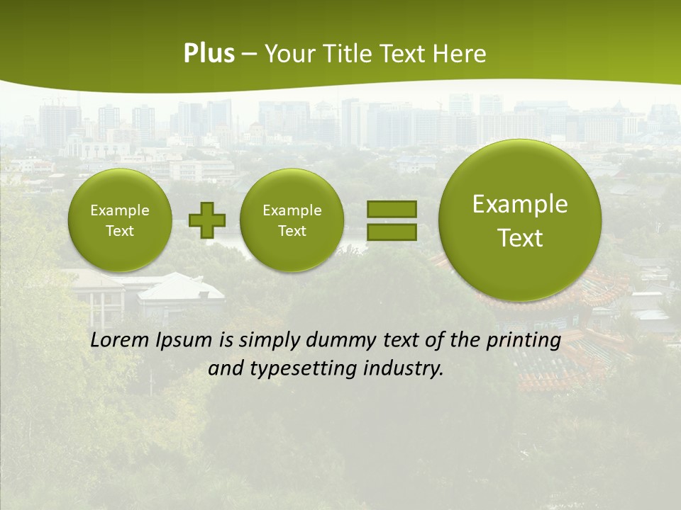Communist Skyline View PowerPoint Template