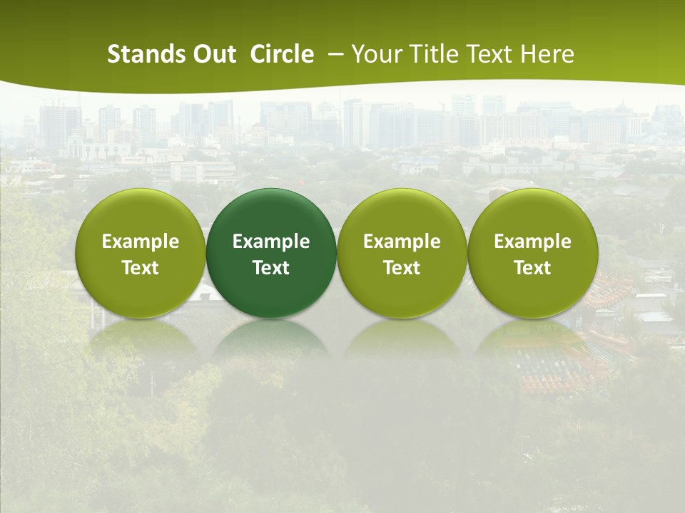 Communist Skyline View PowerPoint Template