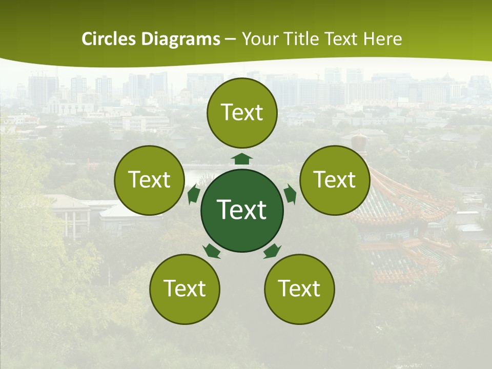 Communist Skyline View PowerPoint Template