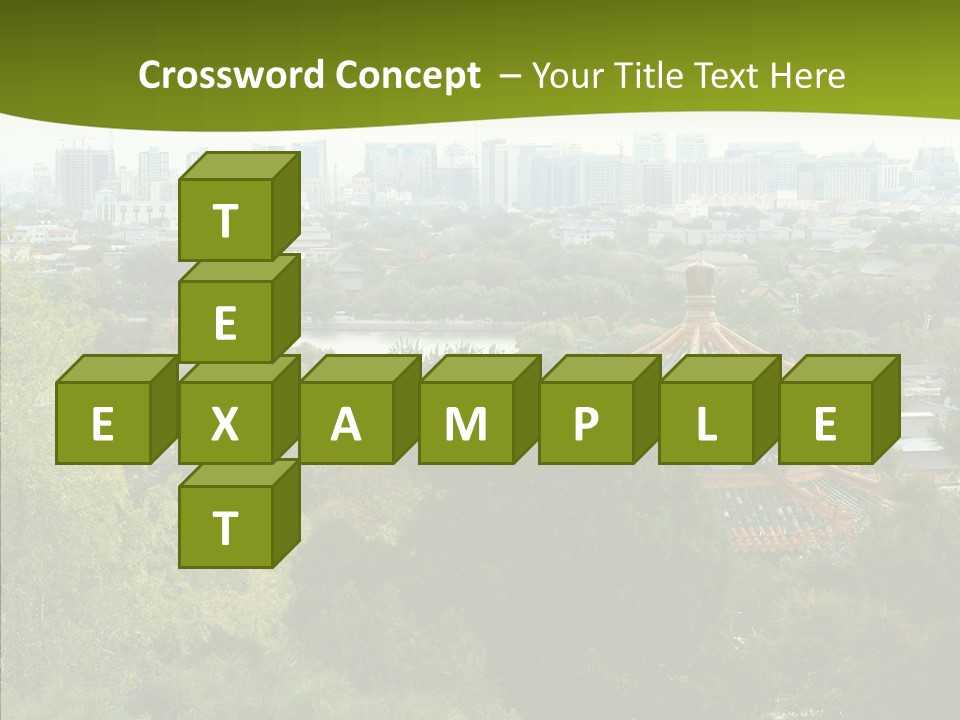 Communist Skyline View PowerPoint Template