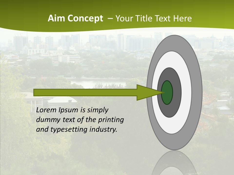 Communist Skyline View PowerPoint Template