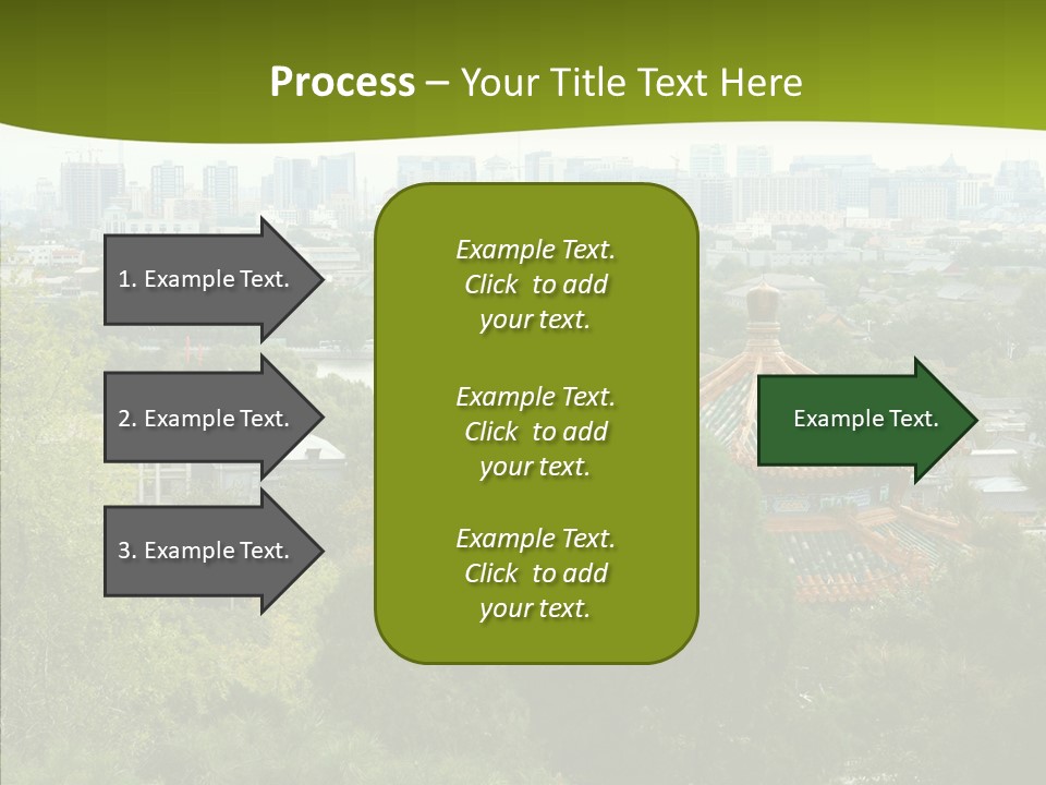 Communist Skyline View PowerPoint Template
