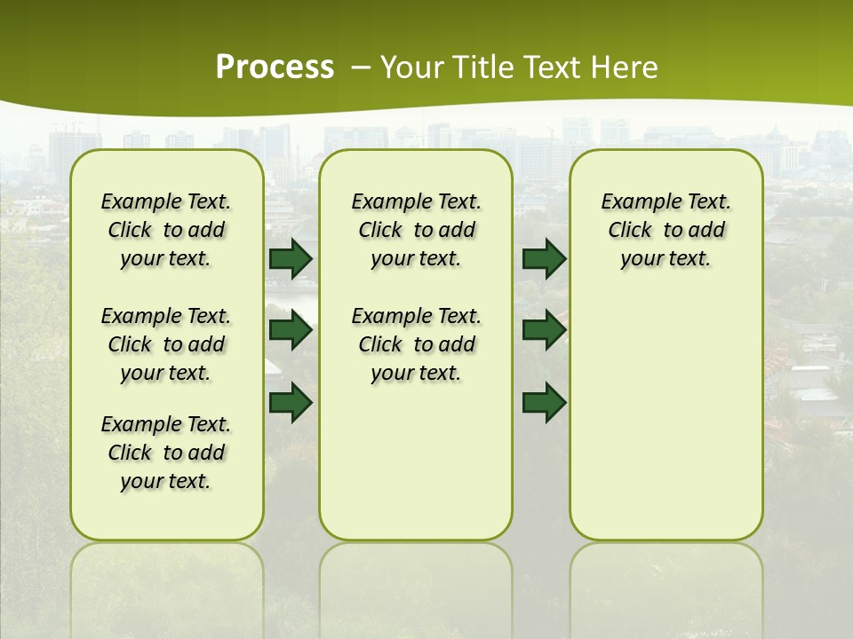 Communist Skyline View PowerPoint Template