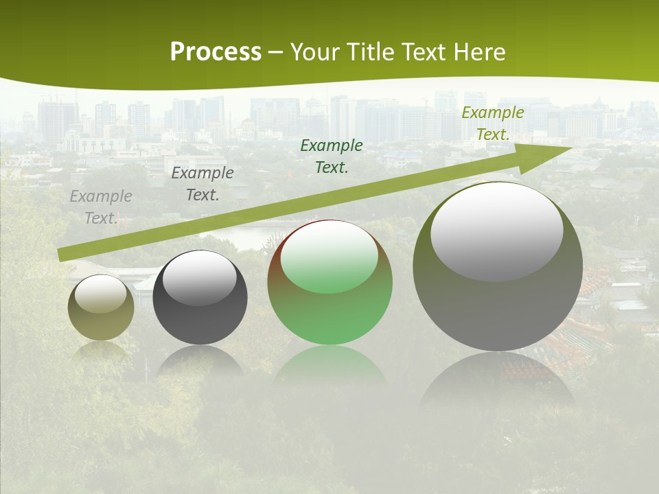 Communist Skyline View PowerPoint Template
