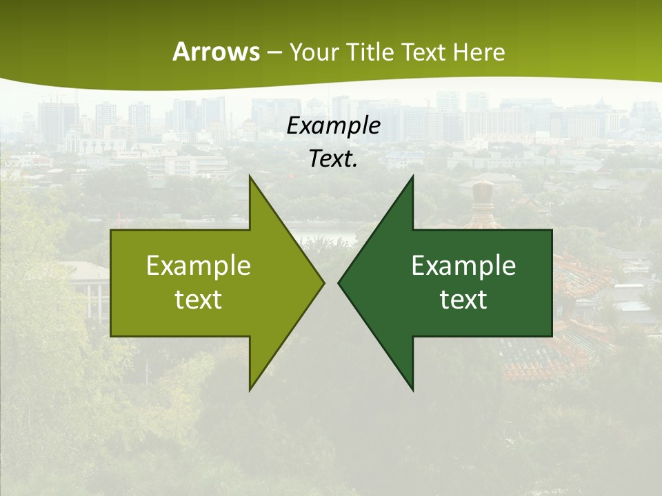 Communist Skyline View PowerPoint Template