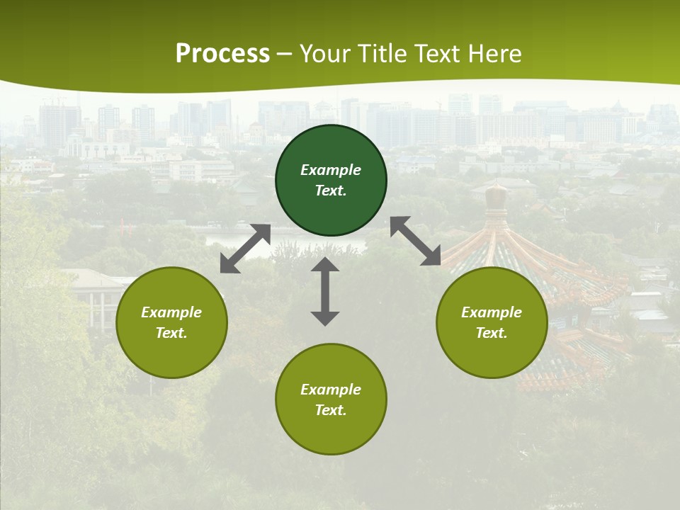 Communist Skyline View PowerPoint Template