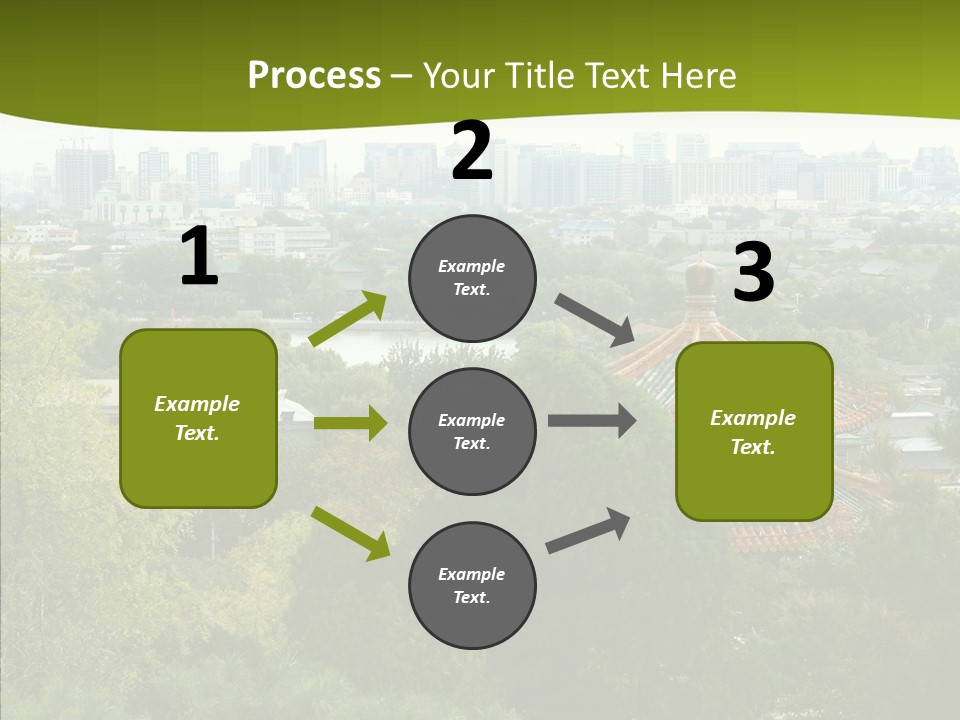 Communist Skyline View PowerPoint Template