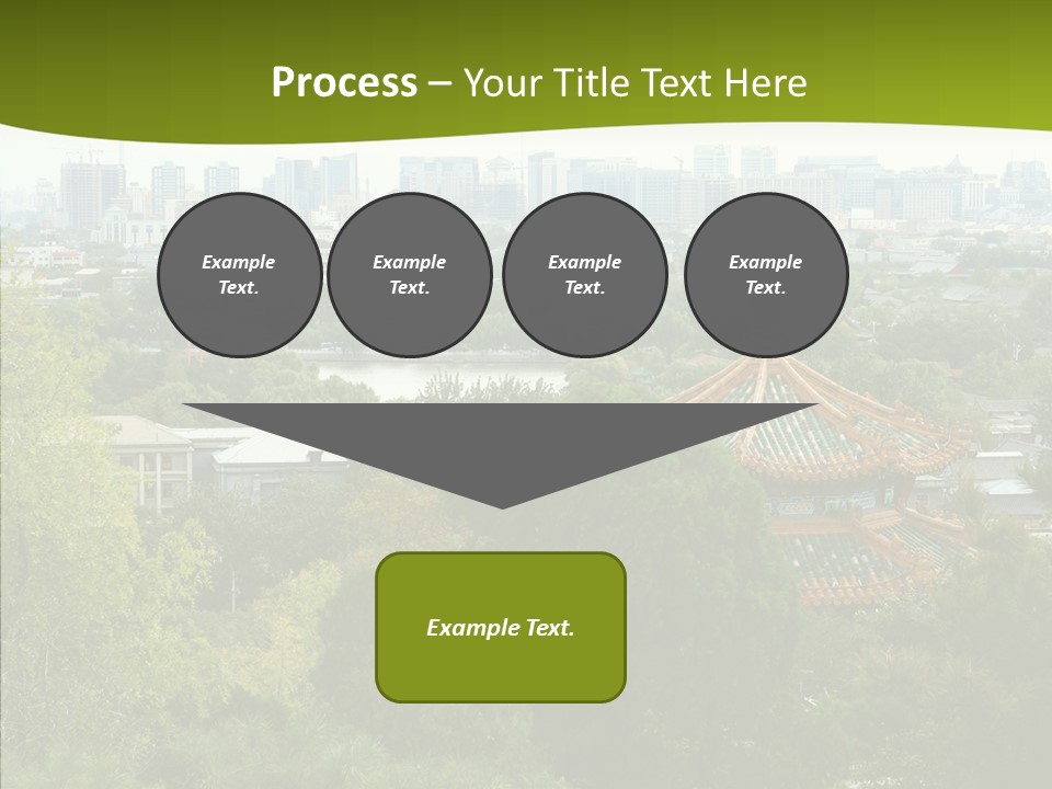 Communist Skyline View PowerPoint Template