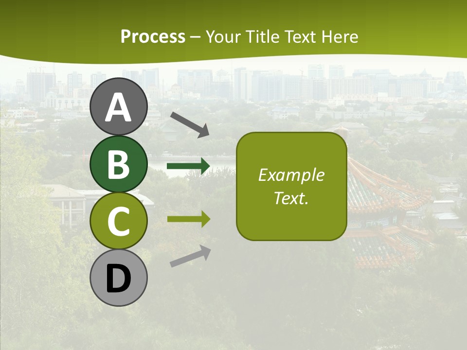 Communist Skyline View PowerPoint Template