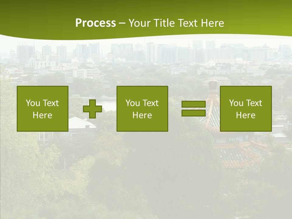 Communist Skyline View PowerPoint Template