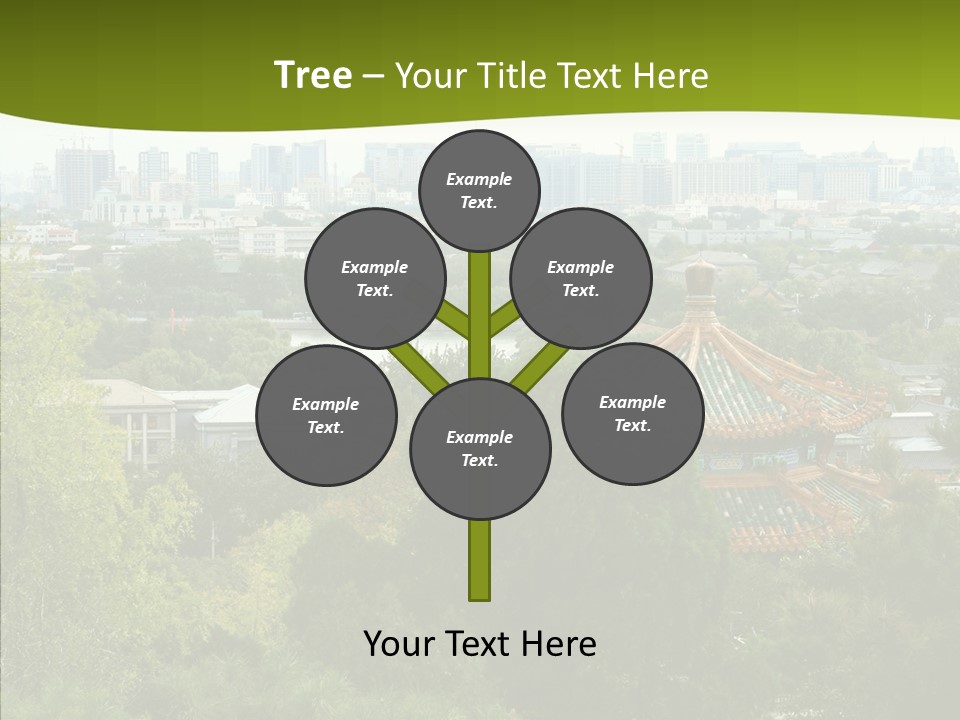 Communist Skyline View PowerPoint Template