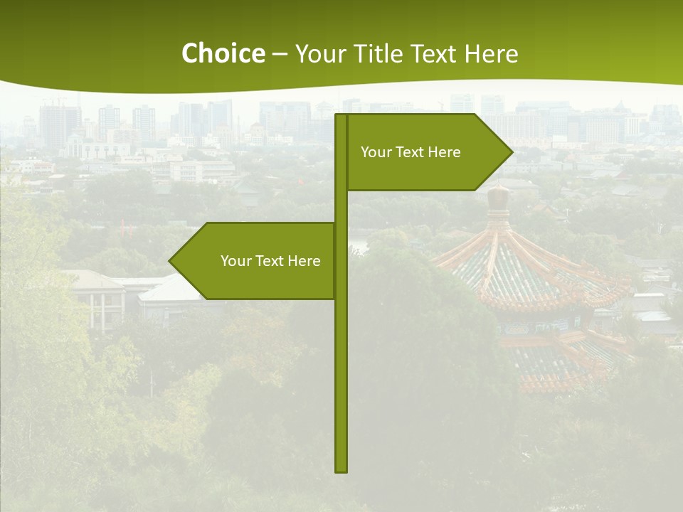 Communist Skyline View PowerPoint Template