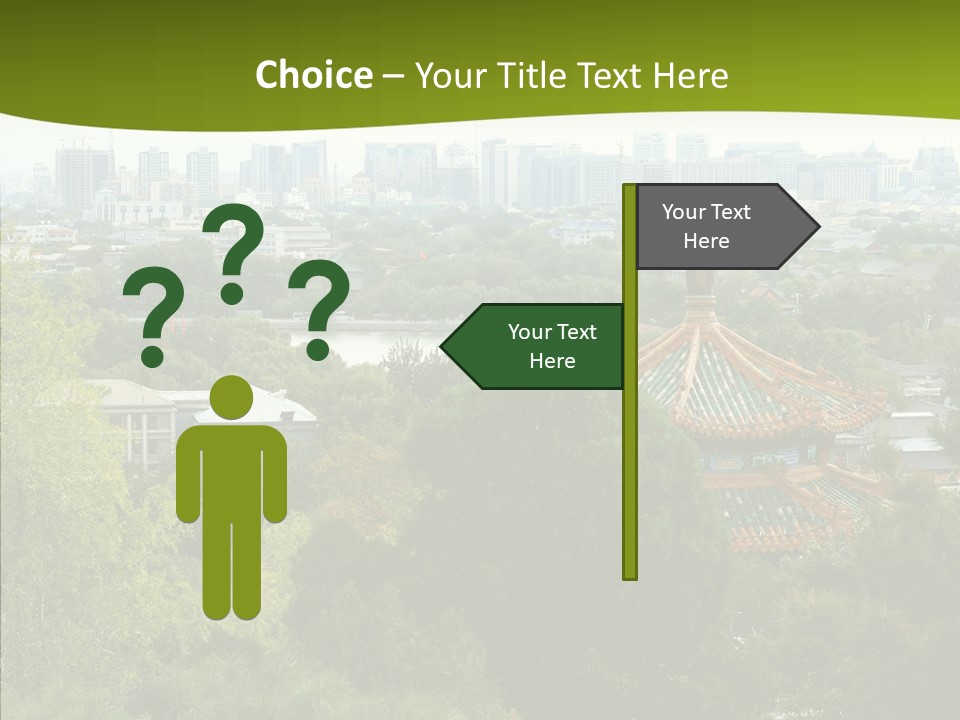 Communist Skyline View PowerPoint Template