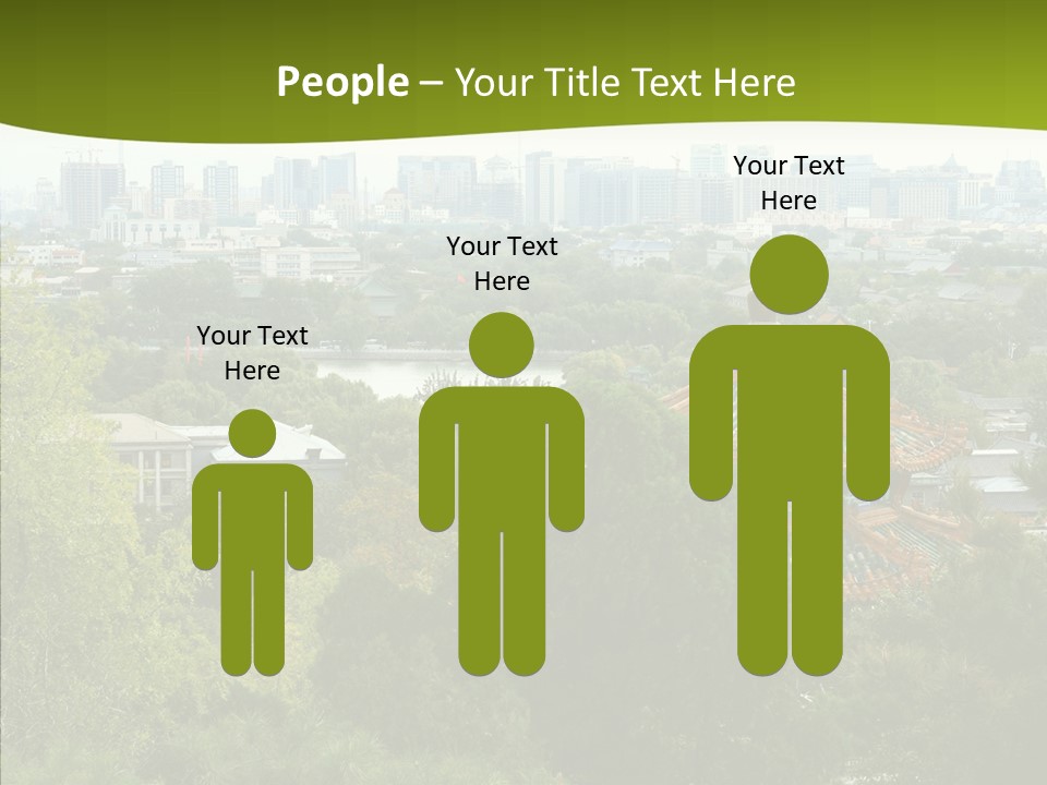 Communist Skyline View PowerPoint Template