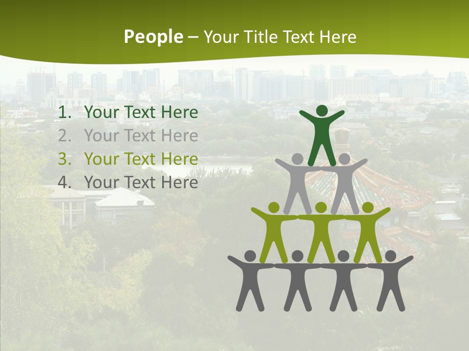 Communist Skyline View PowerPoint Template